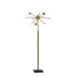 64" Brass Six Light Novelty Floor Lamp-0