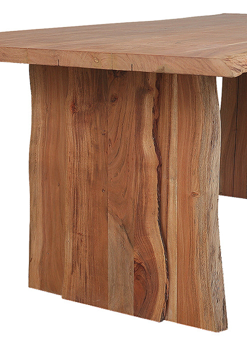 Solid Acacia Wood Live Edge Dining Table-1