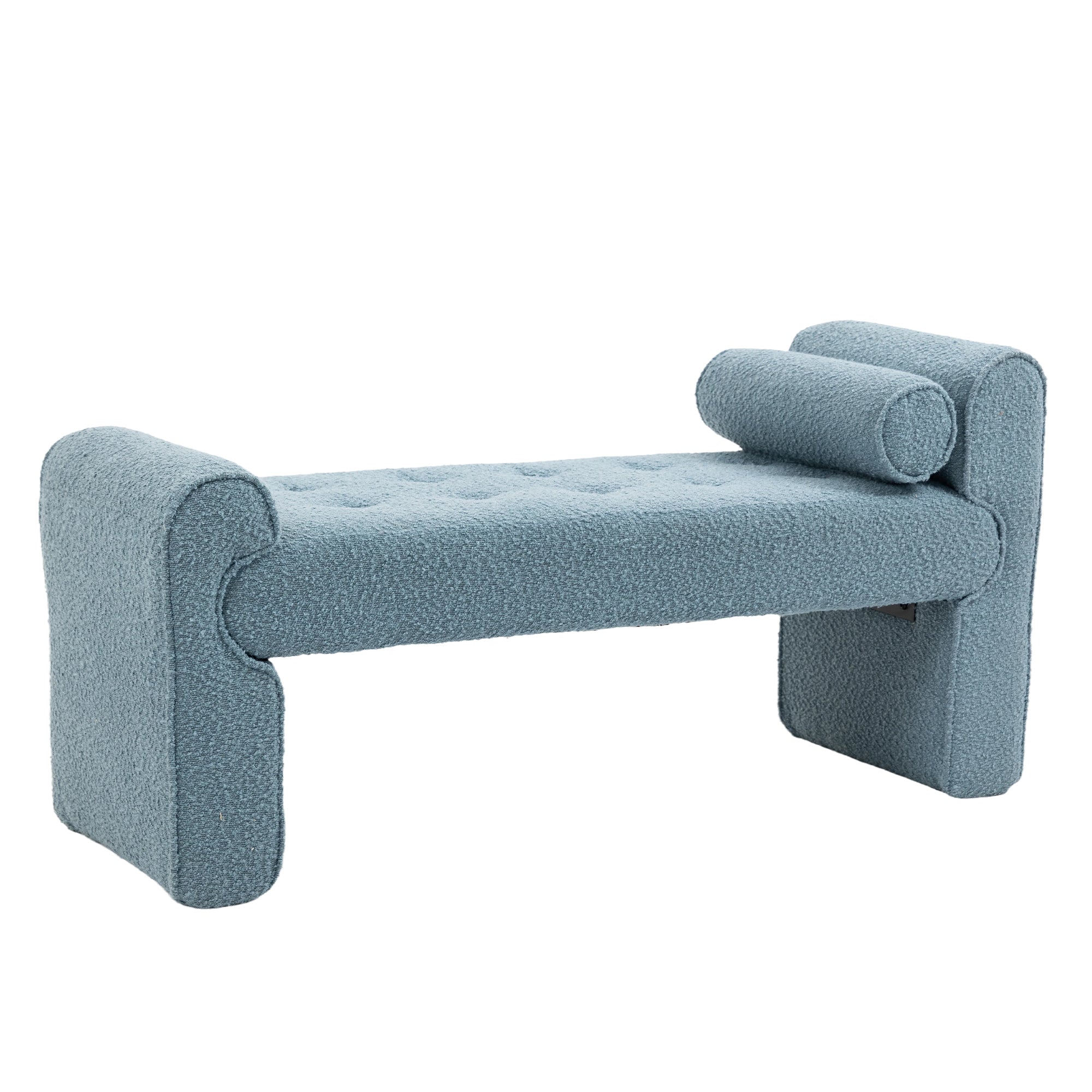 Loop Gauze Modern Ottoman Bench-8