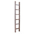 7 Step Rustic Weathered Gray Wood Ladder Shelf-0