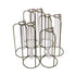 Burnished Gold Test Tube Cluster Vase-0