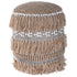 Boho Bullet Tassel Pouf Ottoman-0