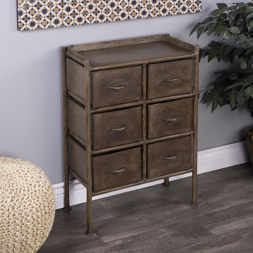 Cameron Industrial Chic Drawer Chest-4