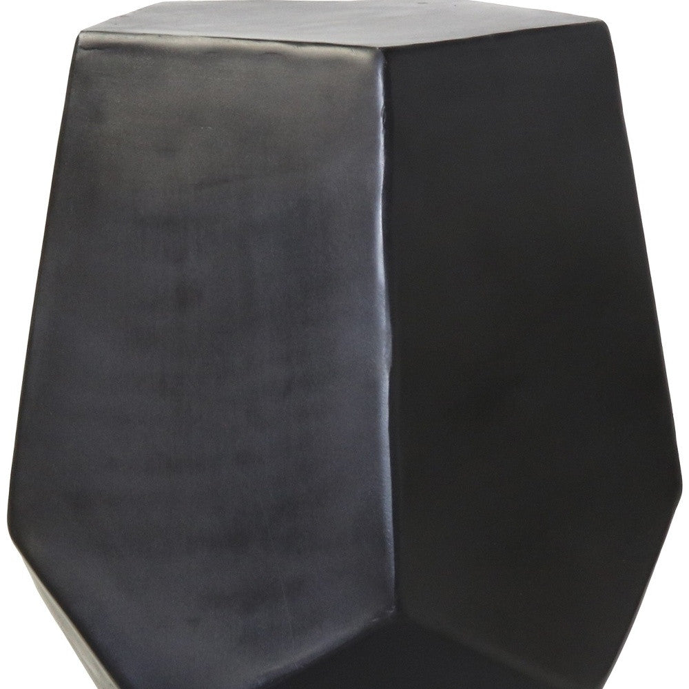 Cast Aluminum Hexagonal Drum Table-3