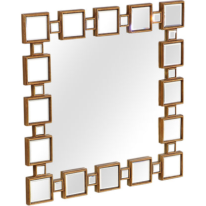 Sqaure Reflective Wall Mirror-4