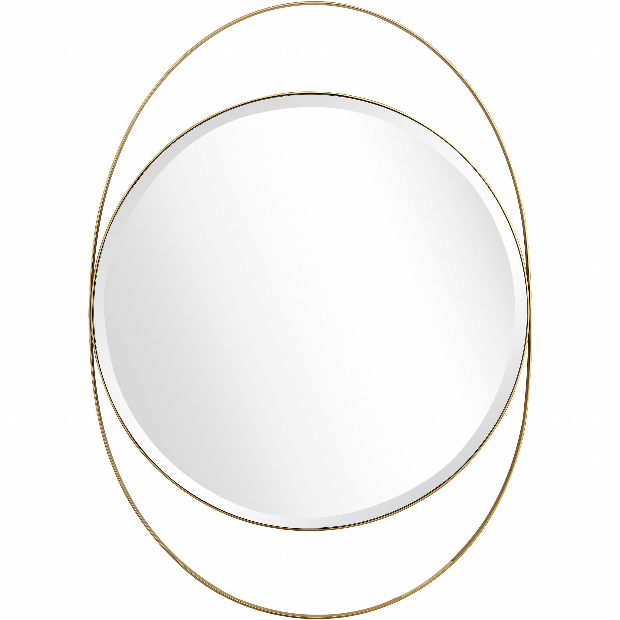 Black and Gold Wall Mirror-0