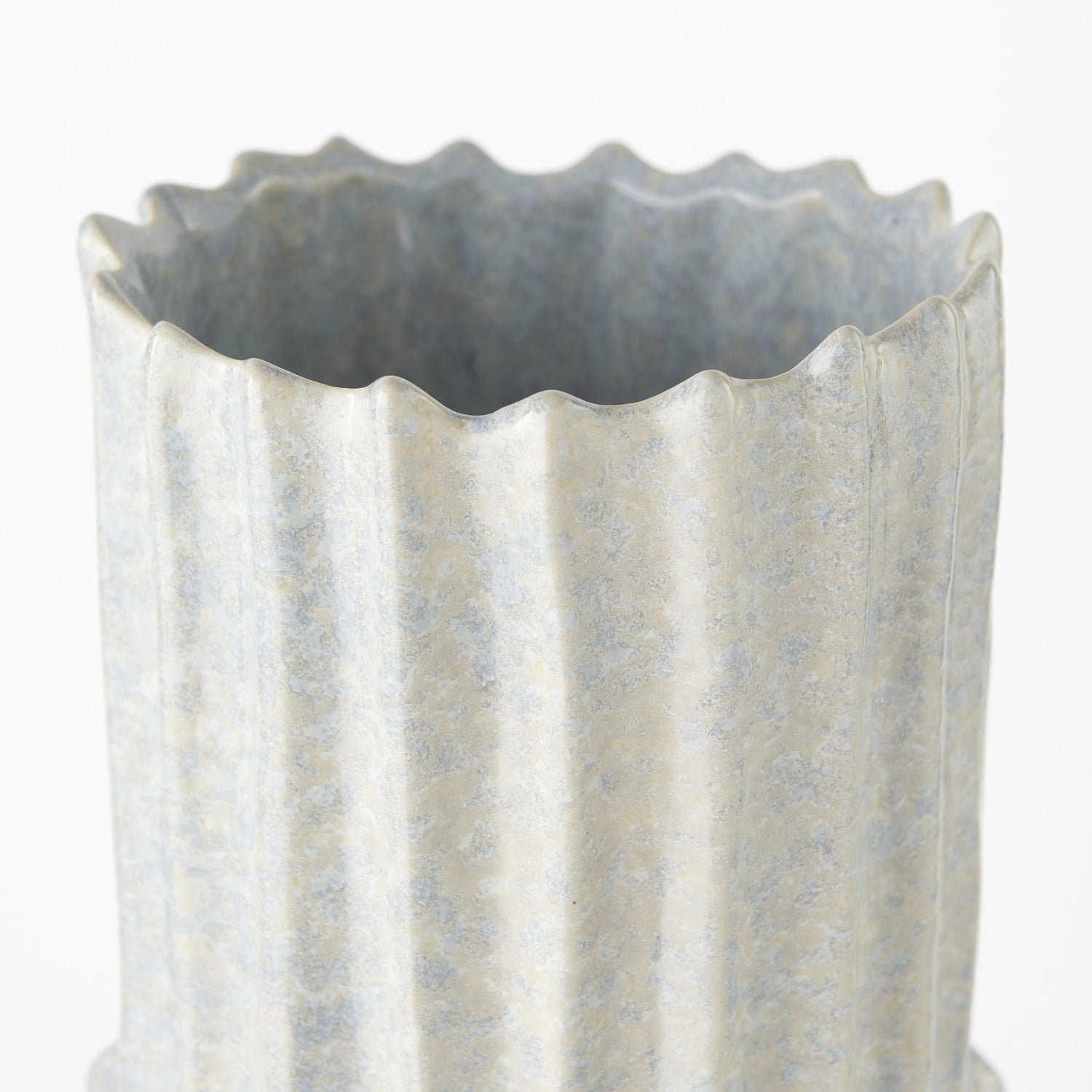 23&quot; Jumbo Organic Textured Gray Vase-3