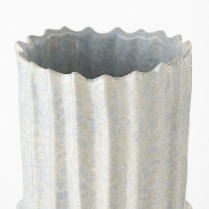 23&quot; Jumbo Organic Textured Gray Vase-3