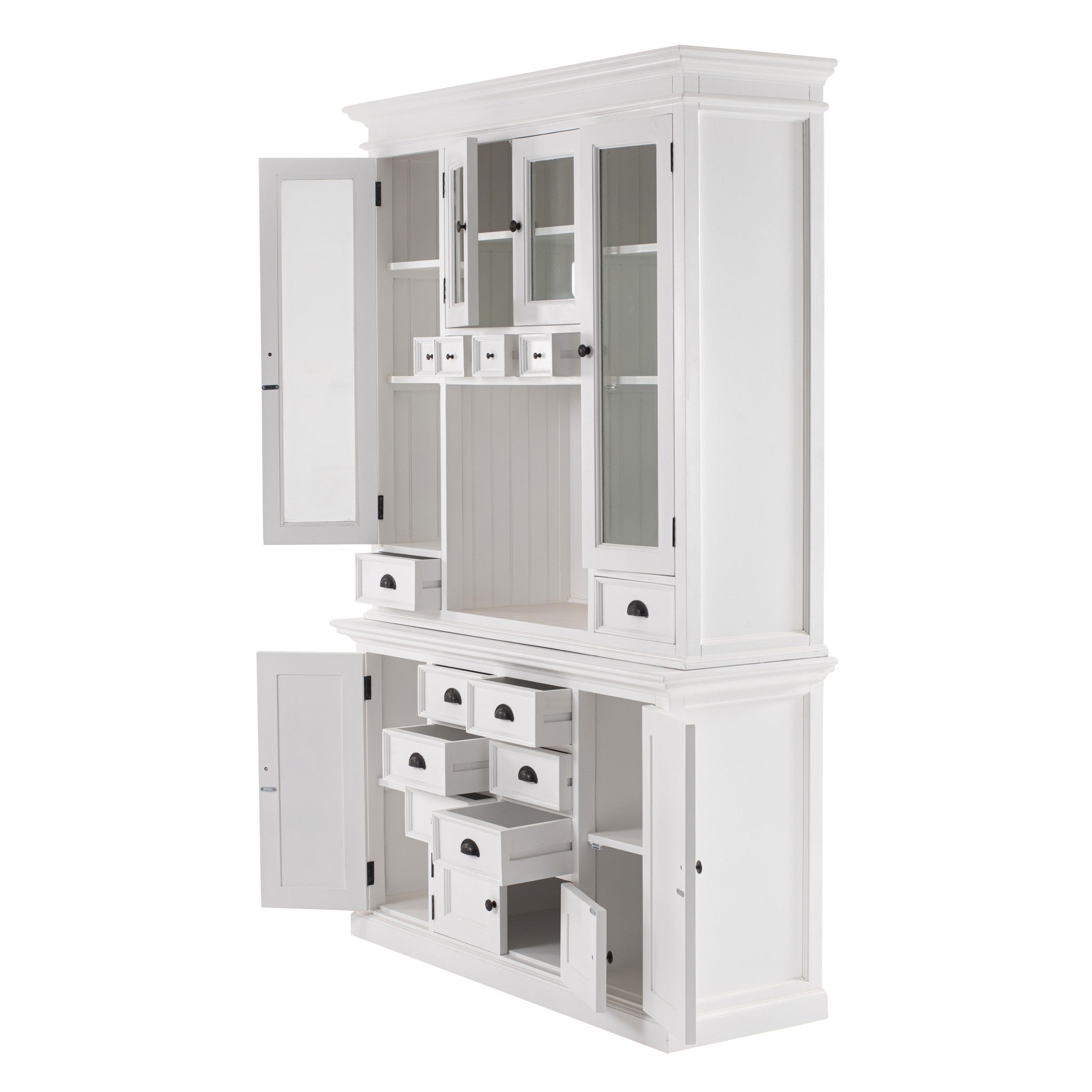 Classic White Kitchen Hutch-2