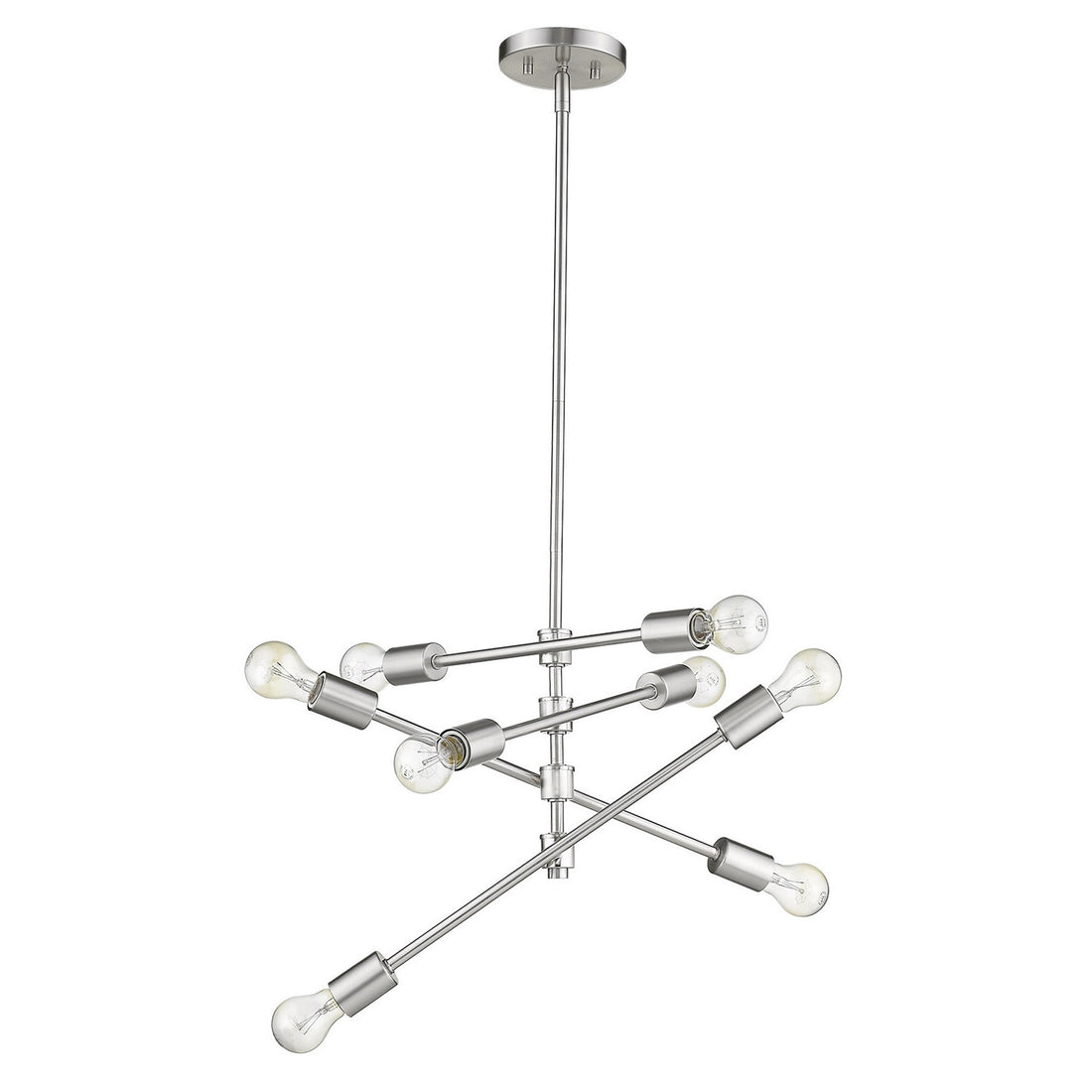 Calix 8-Light Satin Nickel Pendant-0