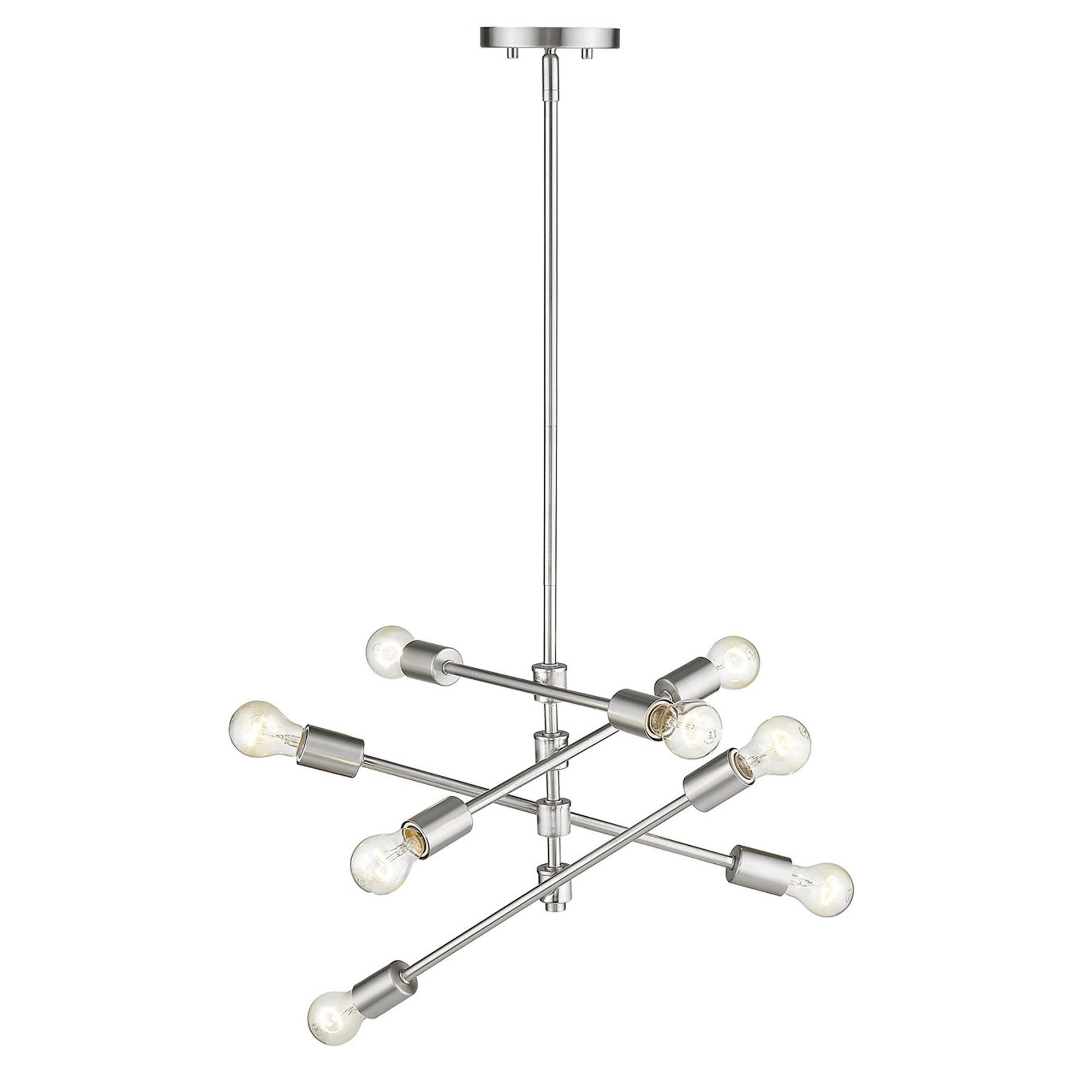 Calix 8-Light Satin Nickel Pendant-2