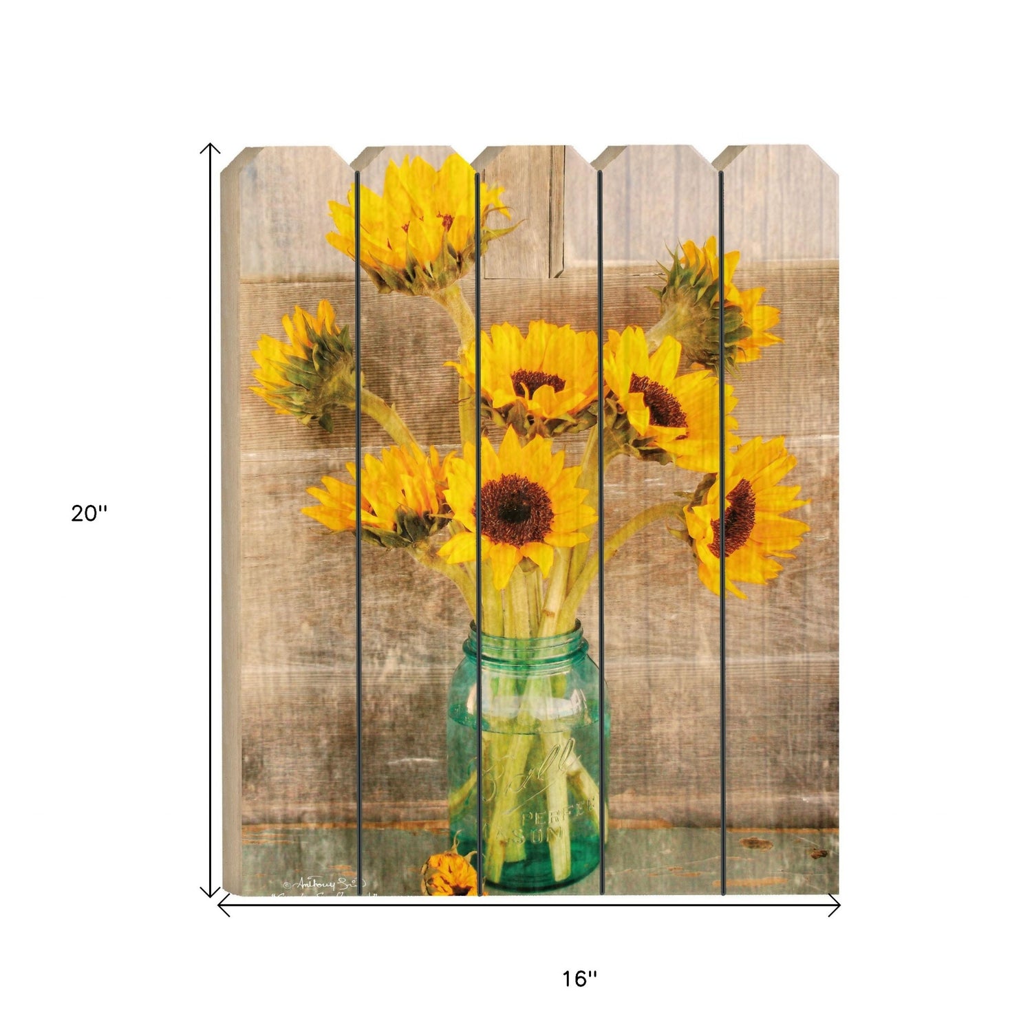 Country Sunflowers Unframed Print Wall Art-2