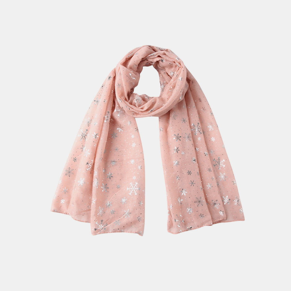 Thermal Snowflakes Polyester Scarf