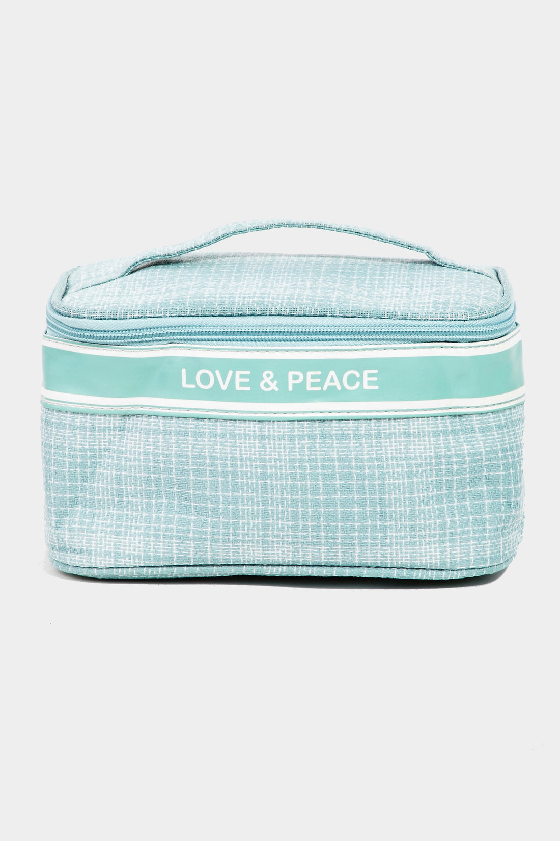 Fame Love &amp; Peace Striped Handle Bag