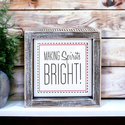 Spirits Bright 5&quot; Sign-0