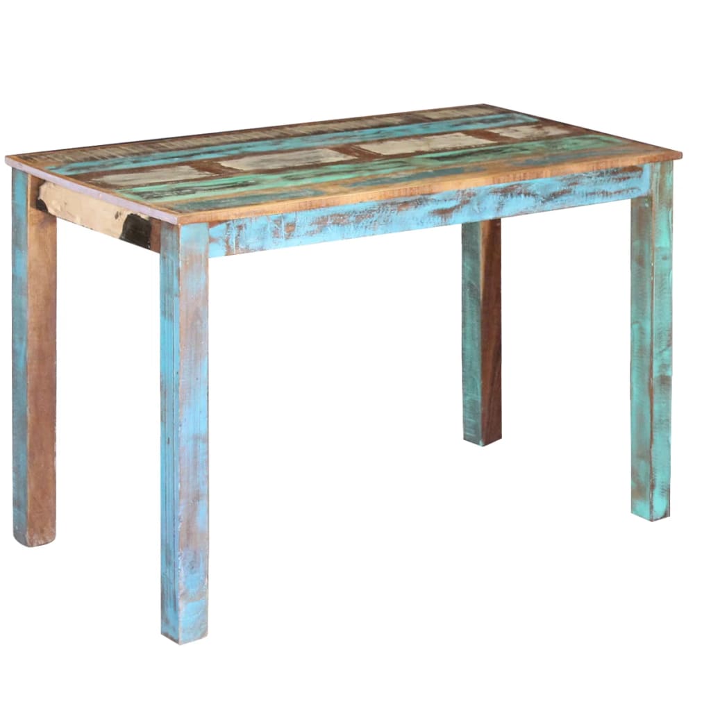 vidaXL Dining Table Kitchen Table Home Dining Room Table Solid Reclaimed Wood-1