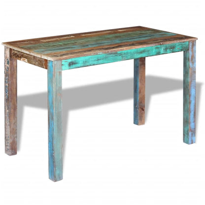 vidaXL Dining Table Kitchen Table Home Dining Room Table Solid Reclaimed Wood-3