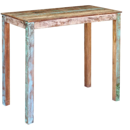 vidaXL Bar Table Solid Reclaimed Wood 45.3&quot;x23.6&quot;x42&quot;-0