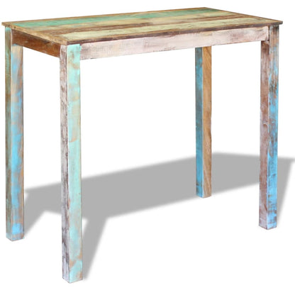 vidaXL Bar Table Solid Reclaimed Wood 45.3&quot;x23.6&quot;x42&quot;-2