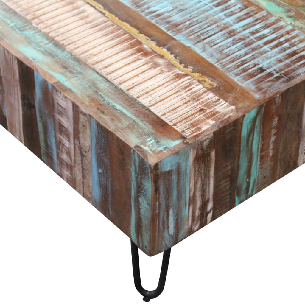 vidaXL Coffee Table Solid Reclaimed Wood 39.4&quot;x19.7&quot;x15&quot;-6