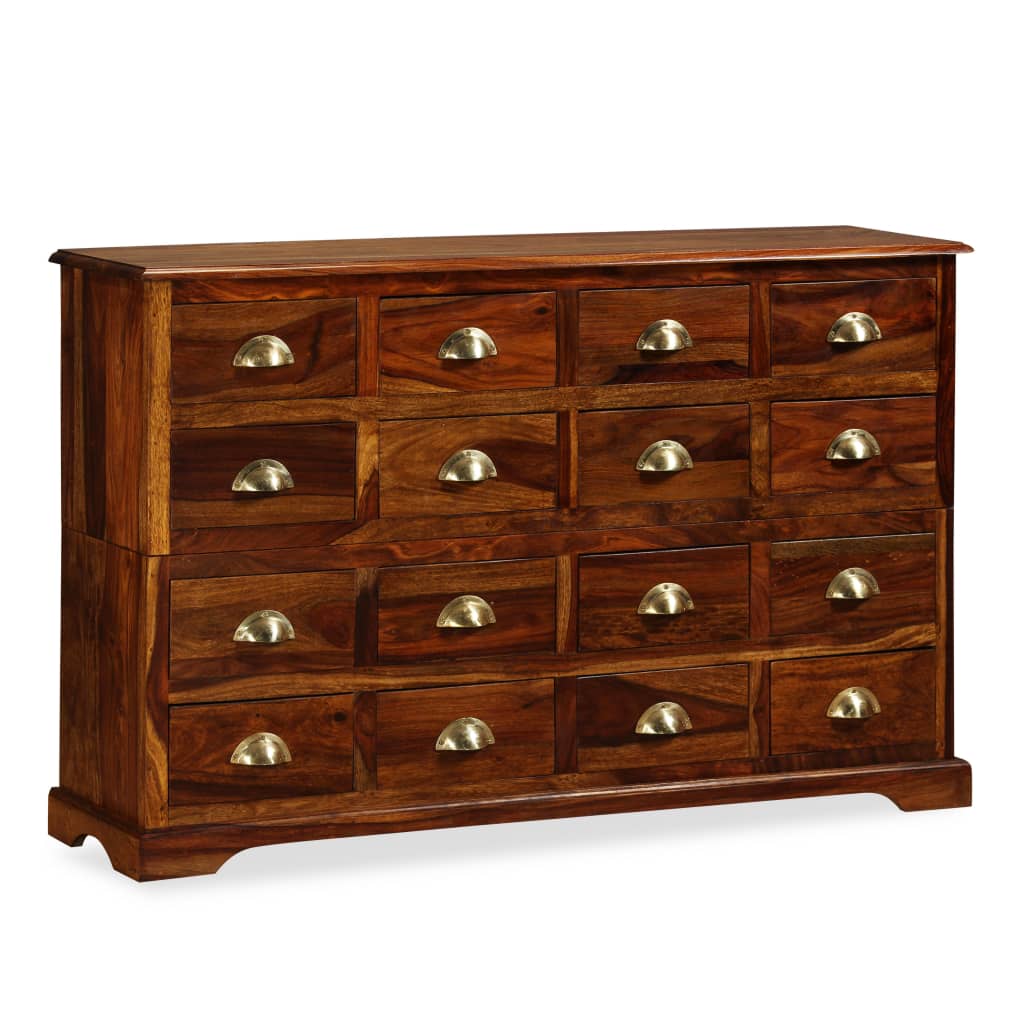 vidaXL Chest of Drawer 47.2&quot;x11.8&quot;x29.5&quot; Solid Sheesham Wood-0