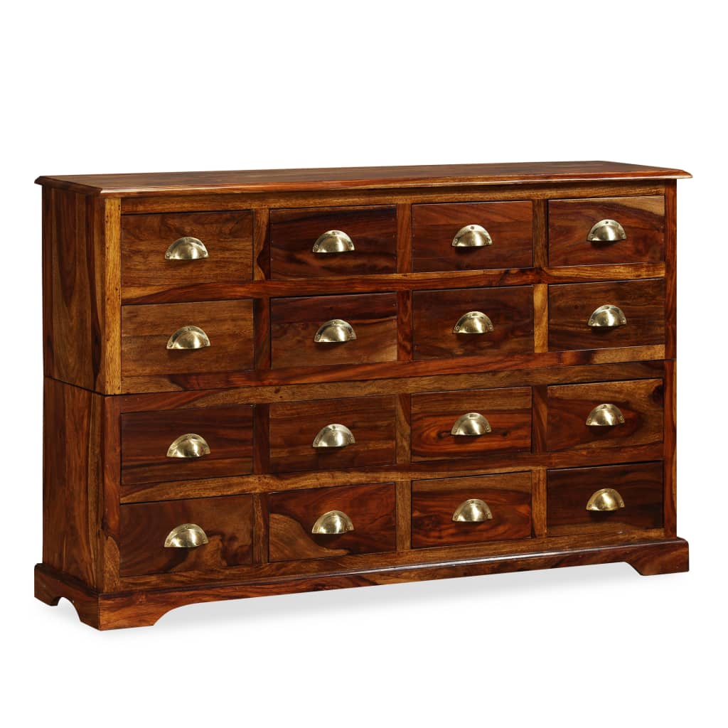 vidaXL Chest of Drawer 47.2&quot;x11.8&quot;x29.5&quot; Solid Sheesham Wood-7