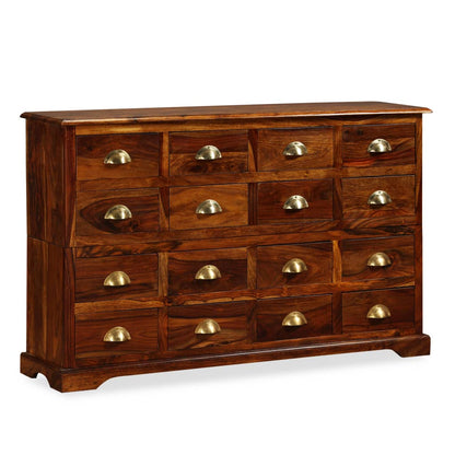 vidaXL Chest of Drawer 47.2&quot;x11.8&quot;x29.5&quot; Solid Sheesham Wood-10