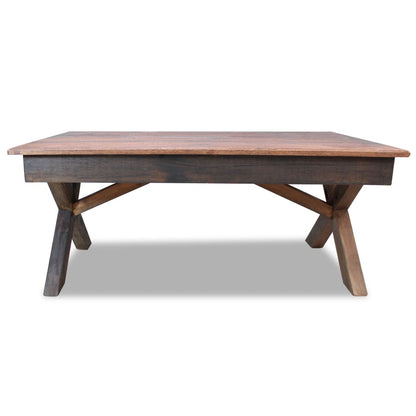 vidaXL Coffee Table Solid Reclaimed Wood 43.3&quot;x23.6&quot;x17.7&quot;-1