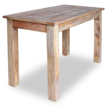 vidaXL Dining Table Solid Reclaimed Wood 47.2&quot;x23.6&quot;x30.3&quot;-1