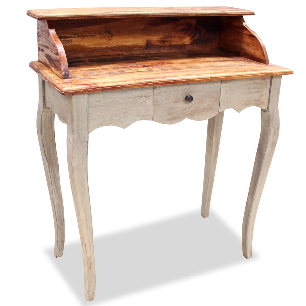 vidaXL Writing Desk Solid Reclaimed Wood 31.5&quot;x15.7&quot;x36.2&quot;-0