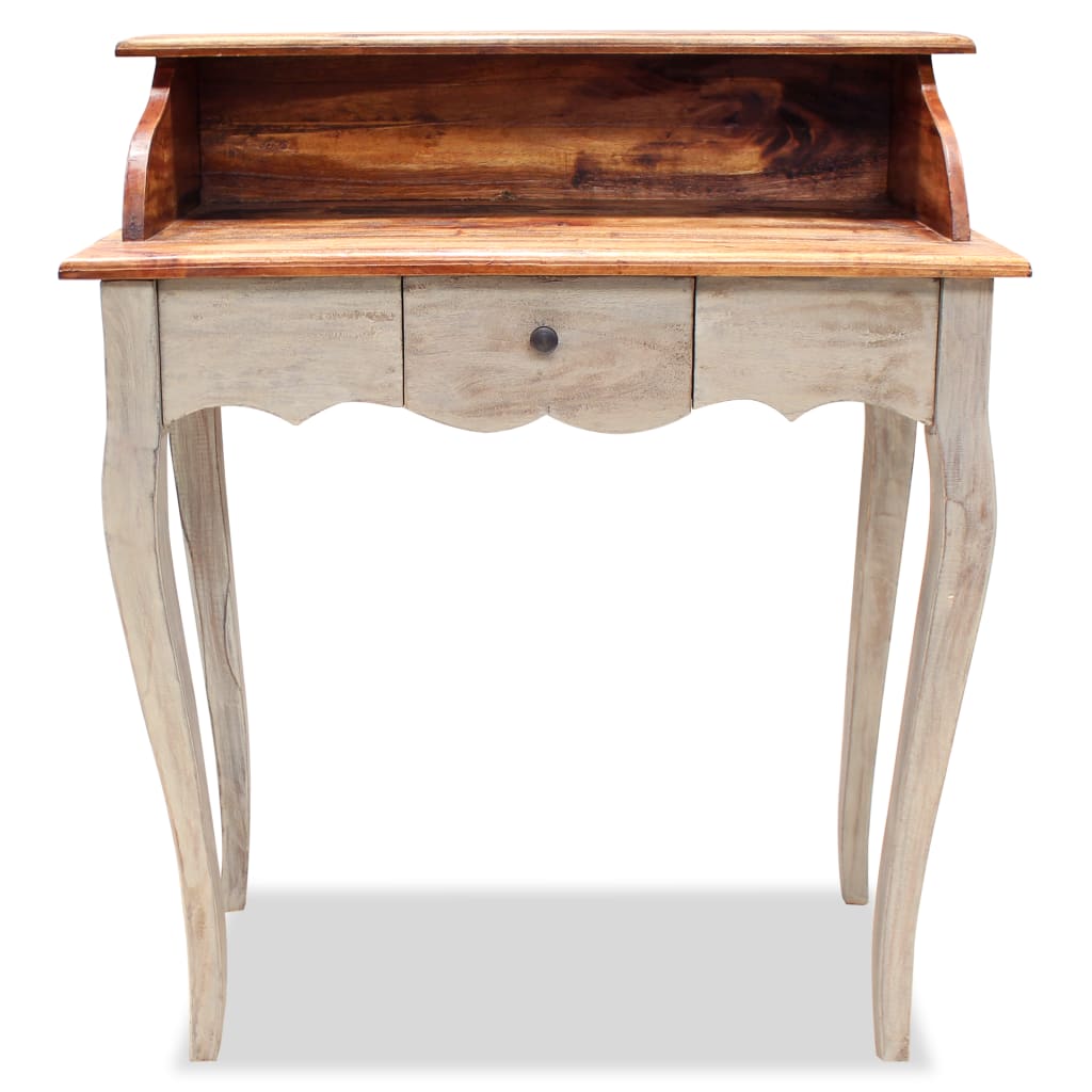 vidaXL Writing Desk Solid Reclaimed Wood 31.5&quot;x15.7&quot;x36.2&quot;-1