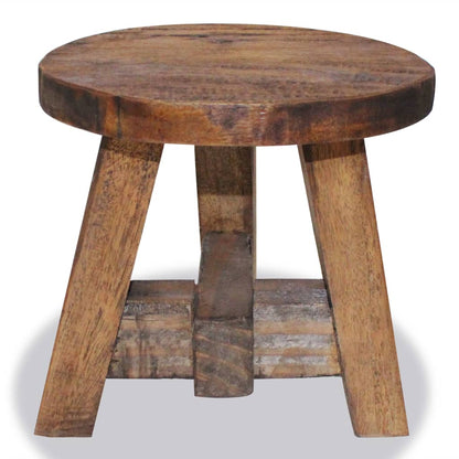 vidaXL Stool Solid Reclaimed Wood-1