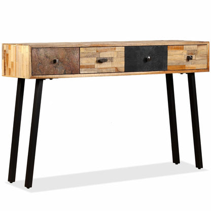 vidaXL Console Table Solid Reclaimed Teak 47.2&quot;x11.8&quot;x29.9&quot;-1