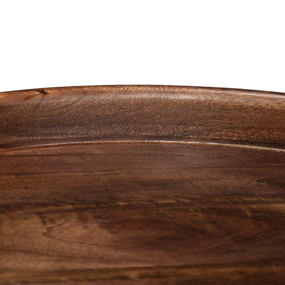 vidaXL Table Set 3 Pieces Solid Mango Wood and Steel-4
