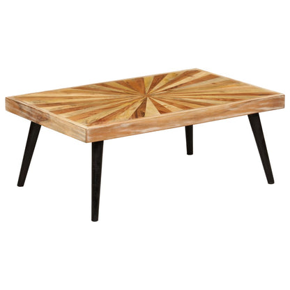 vidaXL Coffee Table Solid Mango Wood 35.4&quot;x21.7&quot;x14.2&quot;-0