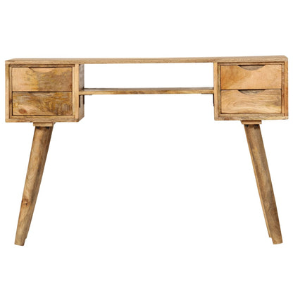 vidaXL Writing Desk Solid Mango Wood 45.3&quot;x18.5&quot;x29.9&quot;-2
