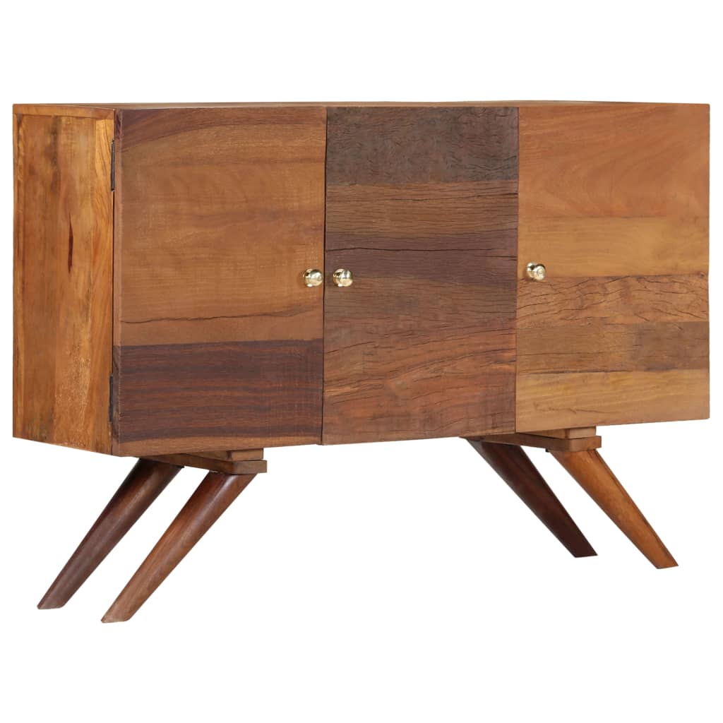 vidaXL Sideboard Brown Solid Reclaimed Wood 43.3&quot;x11.8&quot;x29.5&quot;-11