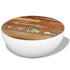 vidaXL Coffee Table Bowl-shaped End Table with Steel Base Solid Wood Reclaimed-6