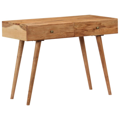 vidaXL Desk 39.3&quot;x20&quot;x29.9&quot; Solid Acacia Wood-1