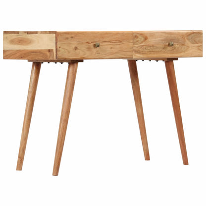 vidaXL Desk 39.3&quot;x20&quot;x29.9&quot; Solid Acacia Wood-3