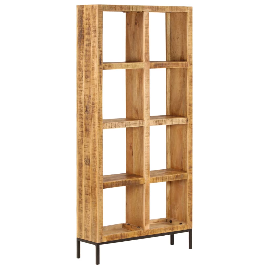 vidaXL Bookshelf 31.5&quot;x9.8&quot;x68.9&quot; Solid Mango Wood-1