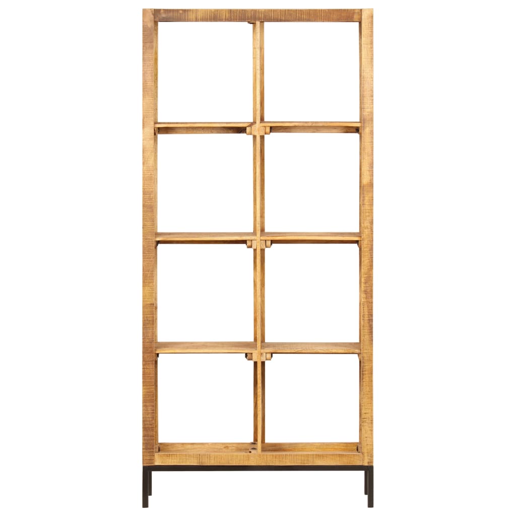 vidaXL Bookshelf 31.5&quot;x9.8&quot;x68.9&quot; Solid Mango Wood-2