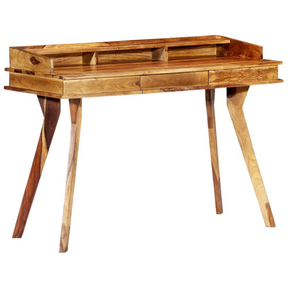 vidaXL Writing Desk 45.3&quot;x19.7&quot;x33.5&quot; Solid Sheesham Wood-0