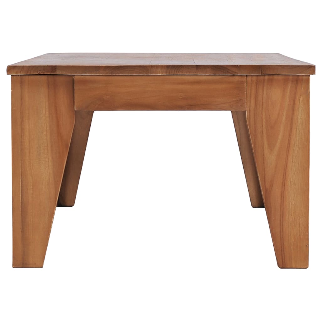 vidaXL Coffee Table 47.2&quot;x23.6&quot;x15.7&quot; Solid Teak Wood-3