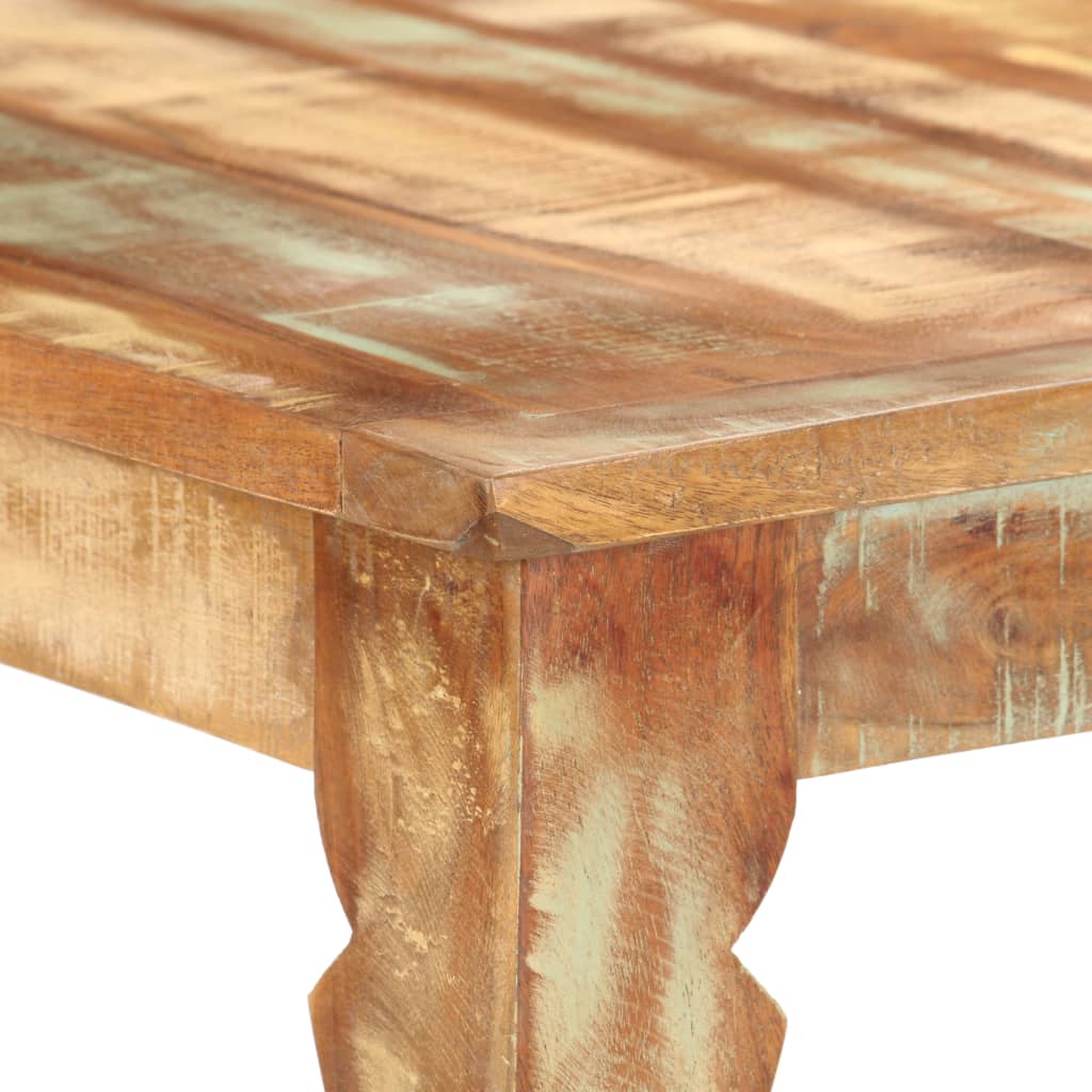 vidaXL Dining Table 47.2&quot;x23.6&quot;x29.9&quot; Solid Reclaimed Wood-4