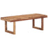 vidaXL Coffee Table 39.4"x19.7"x13.8" Solid Sheesham Wood-0