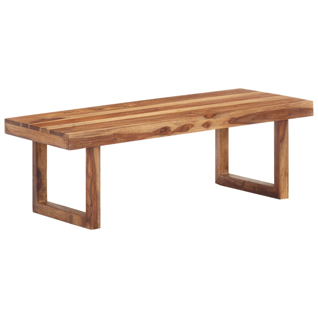 vidaXL Coffee Table 39.4&quot;x19.7&quot;x13.8&quot; Solid Sheesham Wood-4