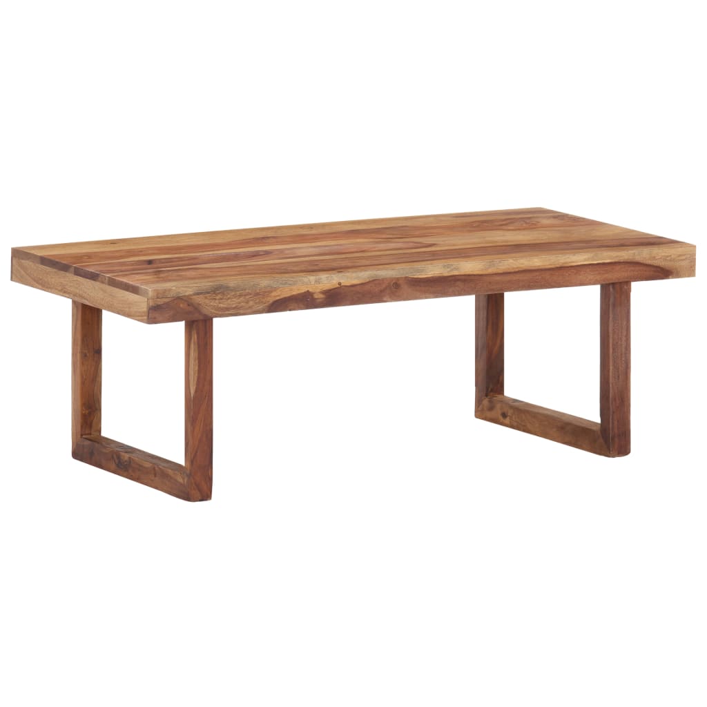 vidaXL Coffee Table 39.4&quot;x19.7&quot;x13.8&quot; Solid Sheesham Wood-7