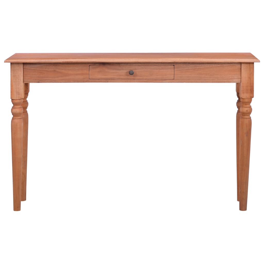 vidaXL Console Table 47.2&quot; Solid Mahogany Wood-0