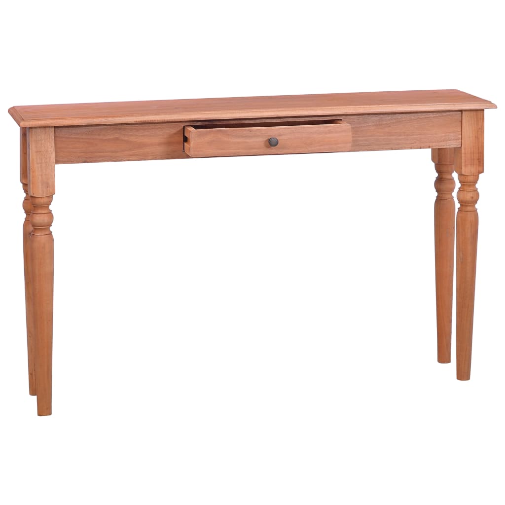 vidaXL Console Table 47.2&quot; Solid Mahogany Wood-1